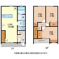 カシータ御代田　Aの物件間取画像